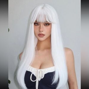 Long w/ Bangs Synthetic Wig ❤️